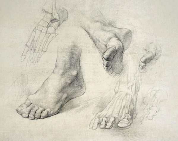 HANDS & FEET DRAWING INTENSIVE – 2 Mondays – December 2017 – Alia El