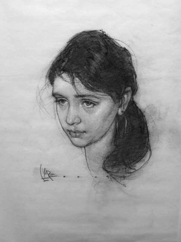 JOSHUA CLARE: PORTRAIT DRAWING March 2022 - Image 2
