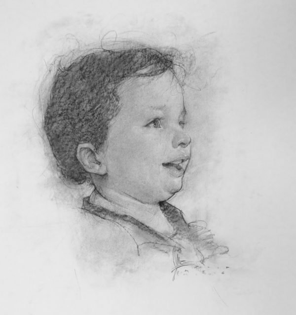 JOSHUA CLARE: PORTRAIT DRAWING March 2022 - Image 5