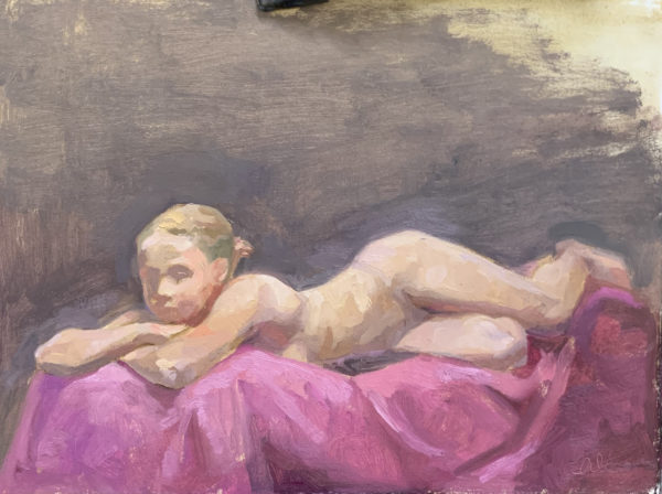 FIGURE SERIES: Alla Prima Figure Painting May 2022 - Image 2