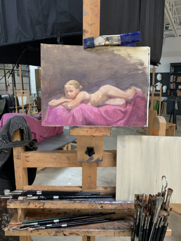 FIGURE SERIES: Alla Prima Figure Painting May 2022 - Image 3