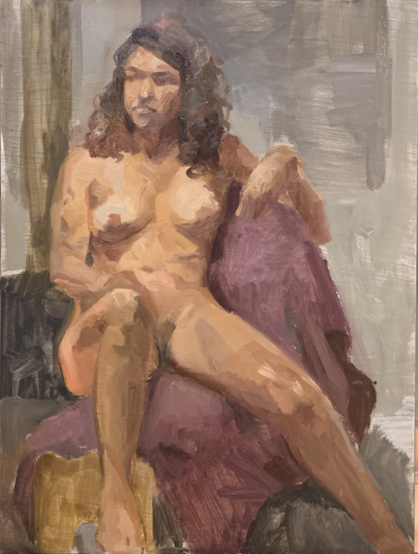 FIGURE SERIES: Alla Prima Figure Painting May 2022 - Image 4